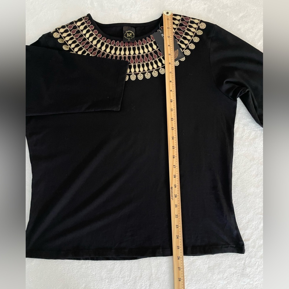 Metropolitan Museum of Art 3/4 Sleeve Sz XL Egyptian Embellished Collar - Picture 14 of 15